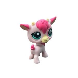 Littlest Pet Shop Pink Goat #G7 #84 Authentic Hasbro LPS‎